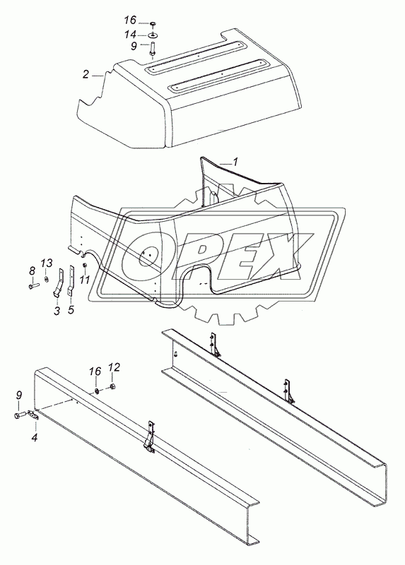 4308-5614200-30 Установка шумоизоляционных экранов двигателя